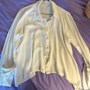 Zara button up Blouse